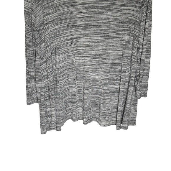 Apt. 9 Gray Open Front Cardigan 3/4 Sleeve Women's Size XL - Picture 7 of 14